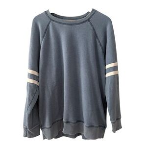American Eagle Outfitters Blue Crew Neck Sweatshirt